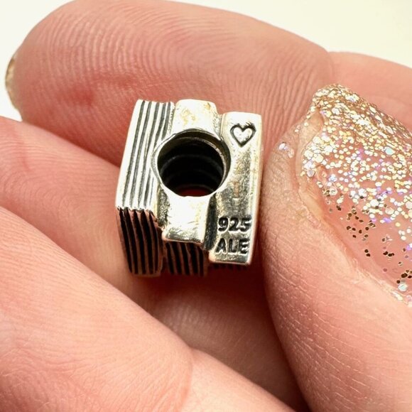 Pandora Study Stack of Books Charm 925 ALE Sterling Silver - Picture 2 of 3